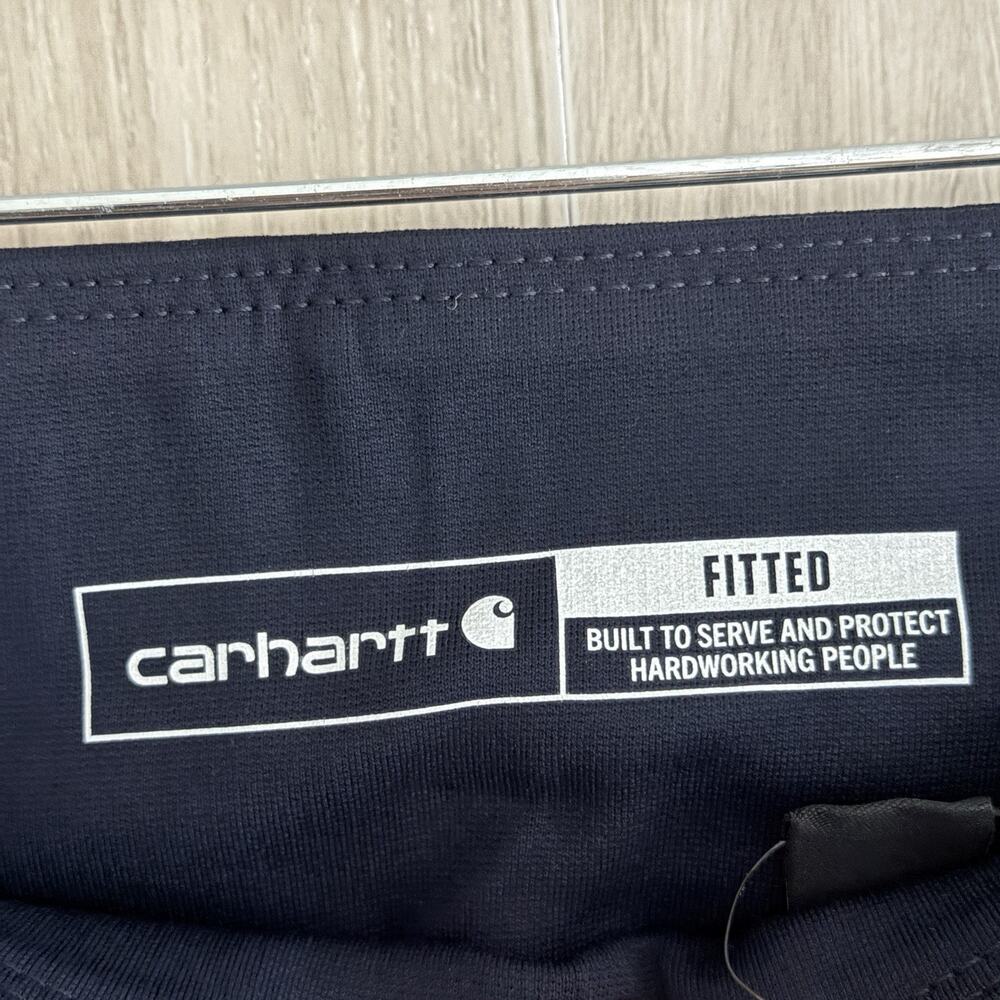 Carhartt Utility Leggings Womens Size Large Force Fitted Midweight Navy New NWT - Picture 5 of 11